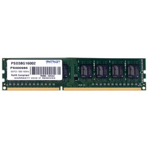 Купить DDR3 8G PC-12800 Patriot (PSD38G16002) в Минске, доставка по Беларуси