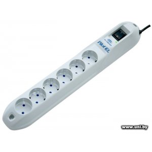 Уценен Сетевой фильтр ZIS Pilot-GL-6 1.8м (6 роз.)