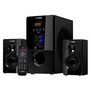 Купить Sven MS-2050 Black (FM/BT/USB+SD/LED/пульт ДУ) в Минске, доставка по Беларуси