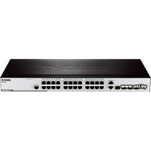 Купить D-LINK DES-3200-28/C1A (24xLAN+2xSFP+2xGLAN/SFP) в Минске, доставка по Беларуси