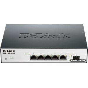 Купить D-LINK DGS-1100-06/ME/A1B (5xGLAN+1 SFP/L2/IPTV) в Минске, доставка по Беларуси
