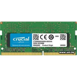 Купить SO-DIMM 16G DDR4-2400 Crucial CT16G4SFD824A в Минске, доставка по Беларуси