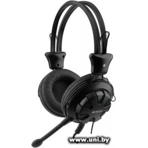 Купить A4Tech HS-28-1 Black, рег. гром, кожаная окант в Минске, доставка по Беларуси