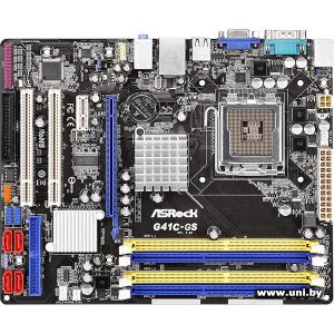 Купить ASRock G41C-GS R2.0 в Минске, доставка по Беларуси