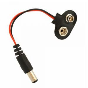 Купить Кабель со штекером для подключения батареи 9V в Минске, доставка по Беларуси