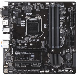Купить GIGABYTE GA-Q270M-D3H в Минске, доставка по Беларуси