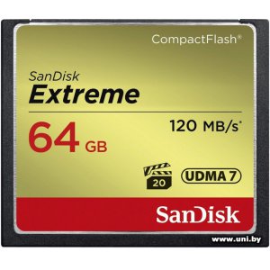 Купить SanDisk СF 128Gb [SDCFXSB-128G-G46] в Минске, доставка по Беларуси