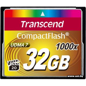 Купить Transcend СF 32Gb [TS32GCF1000] в Минске, доставка по Беларуси