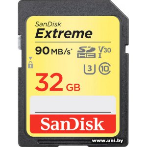 Купить SanDisk SDHC 32Gb [SDSDXVE-032G-GNCIN] в Минске, доставка по Беларуси