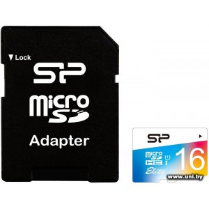 Купить Silicon Power micro SDHC 16Gb [GBSTHBU1V20SP] в Минске, доставка по Беларуси