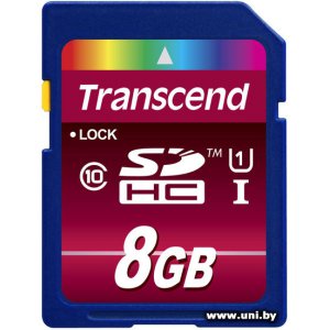 Купить Transcend SDHC 8Gb [TS8GSDHC10U1] в Минске, доставка по Беларуси