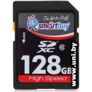 Купить SmartBuy SDXC 128Gb [SB128GBSDXC] в Минске, доставка по Беларуси