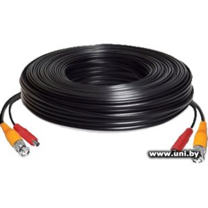 Кабель Ginzzu GC-VP20B видео+питание 20м(GC-VP20B)