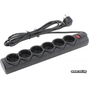 Фильтр сетевой Defender DFS 153_3m Black 6роз