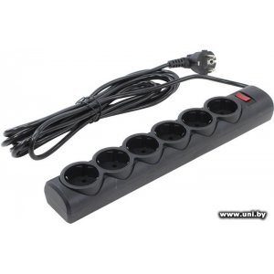 Купить Фильтр сетевой Defender DFS 155_5m Black 6роз в Минске, доставка по Беларуси