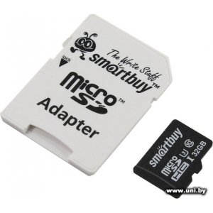 Купить SmartBuy micro SDHC 32Gb [SB32GBSDCL10U3-01] в Минске, доставка по Беларуси