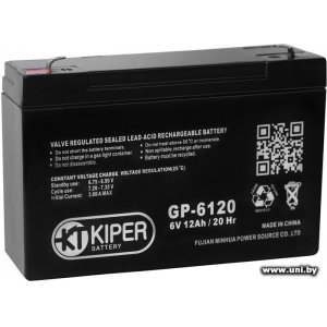 Купить Kiper [GP-6120] 6V/12Ah в Минске, доставка по Беларуси