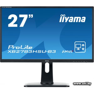Купить IIYAMA 27` ProLite XB2783HSU-B3 Black в Минске, доставка по Беларуси