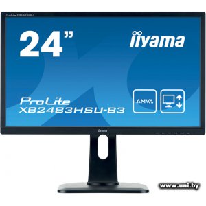 Купить IIYAMA 24` ProLite XB2483HSU-B3 Black в Минске, доставка по Беларуси