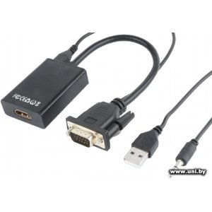 GEMBIRD VGA to HDMI +3.5audio (A-VGA-HDMI-01)