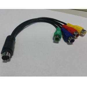 переходник S-video(TV-out)>RGB(4pcs)