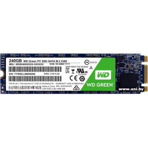 Купить WD 240Gb M.2 SATA3 SSD WDS240G2G0B в Минске, доставка по Беларуси