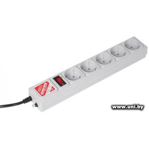 Фильтр сетевой Power Cube SPG-B-10-Grey 3m 5р.