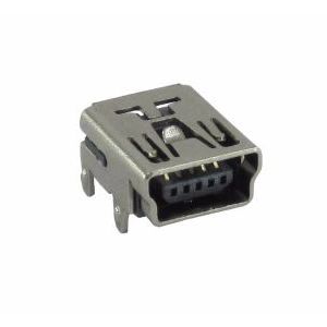 Купить Mini USB 5 pin 90 degrees, Wcon USB-M5P-90FF в Минске, доставка по Беларуси