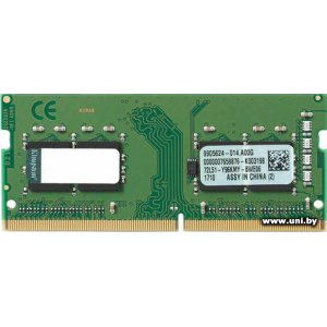 Купить SO-DIMM 4G DDR4-2400 Kingston KVR24S17S6/4 в Минске, доставка по Беларуси