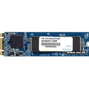 Купить Apacer 120Gb M.2 SATA3 SSD AP120GAST280-1 в Минске, доставка по Беларуси