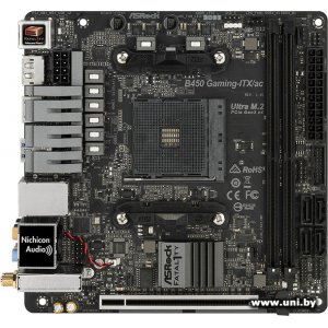 Купить ASRock Fatal1ty B450 GAMING-ITX/AC в Минске, доставка по Беларуси