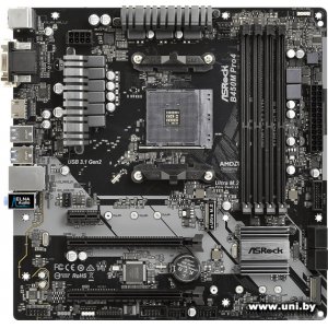 Купить ASRock B450M PRO4 в Минске, доставка по Беларуси