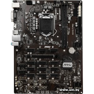Купить MSI H310-F PRO в Минске, доставка по Беларуси