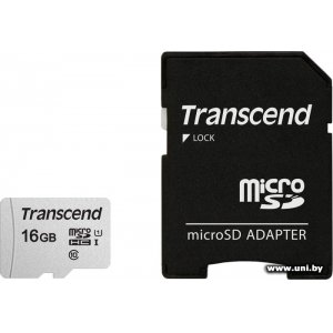 Купить Transcend micro SDHC 16Gb [TS16GUSD300S-A] в Минске, доставка по Беларуси